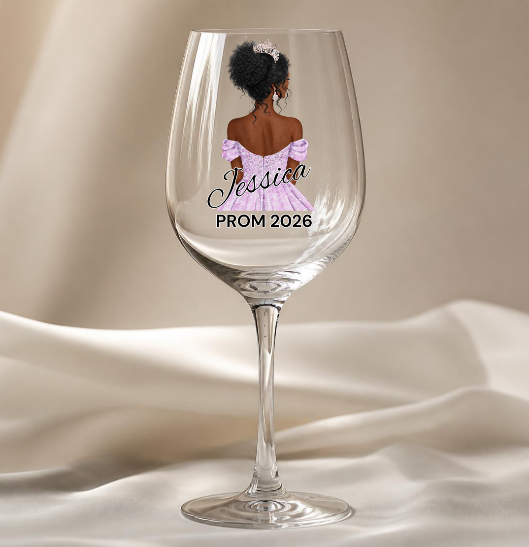 Lilac Prom Dress Decal