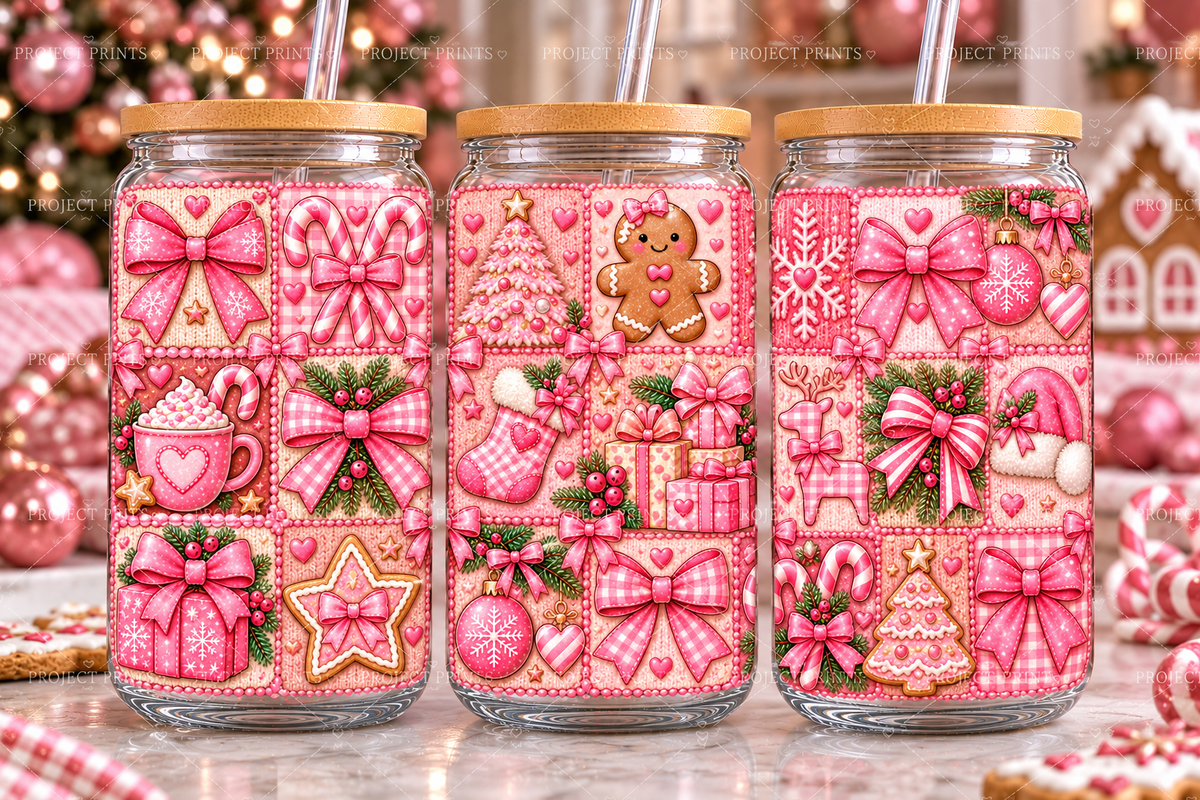 Pink Christmas Patchwork šš