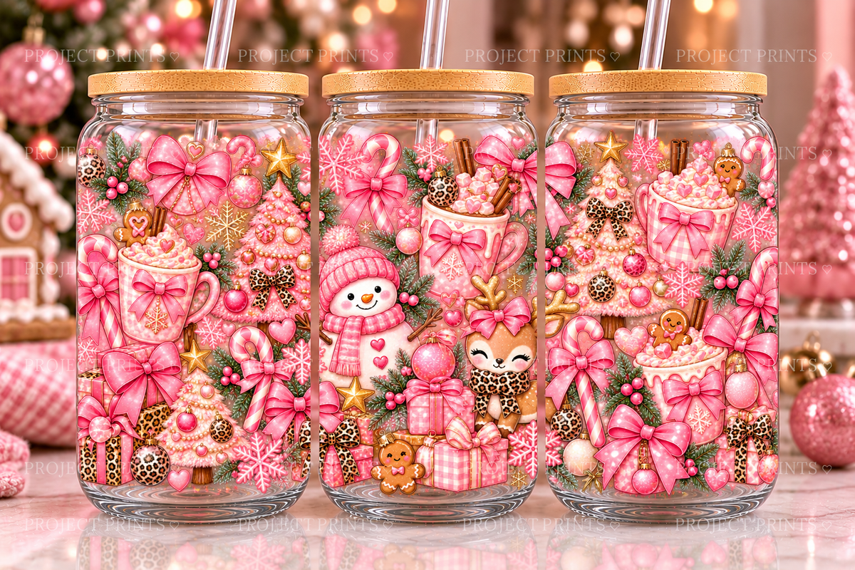 Pink Christmas Characters ππ¦β