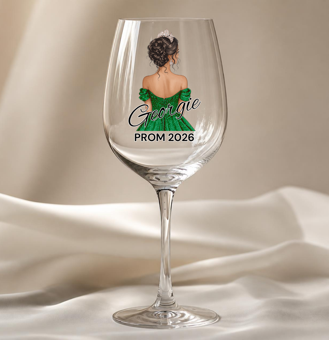Emerald Green Prom Dress Decal