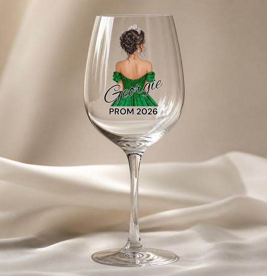 Emerald Green Prom Dress Decal