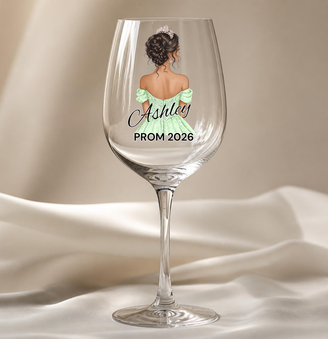 Mint Prom Dress Decal