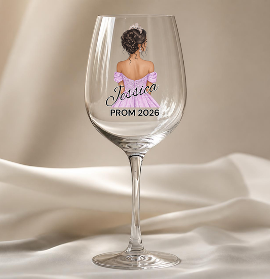 Lilac Prom Dress Decal