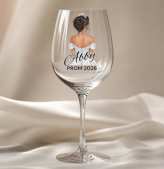 Silver Prom Dress Decal