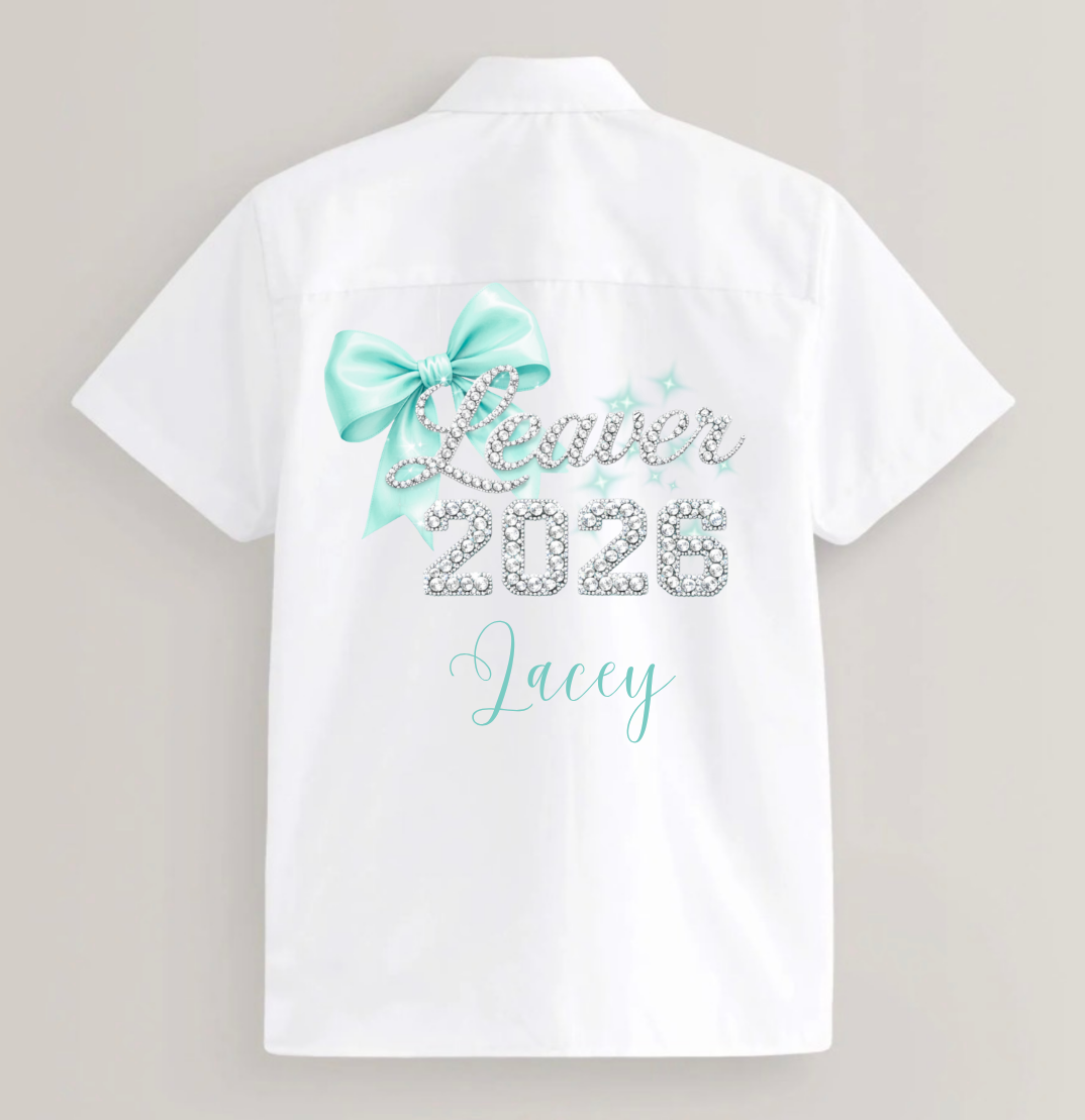 Rhinestone Effect 2026 Leavers Decal