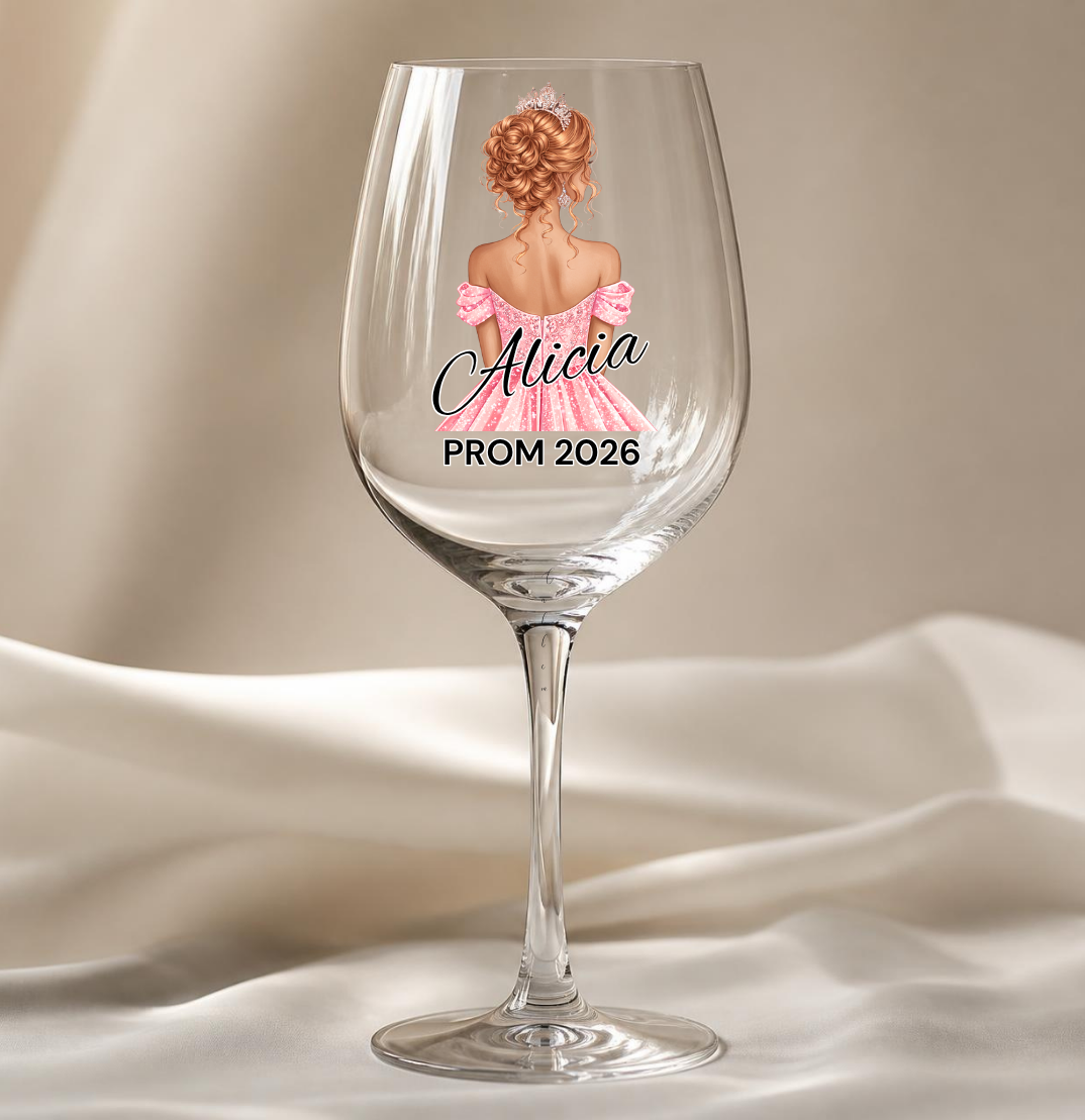 Pink Prom Dress Decal