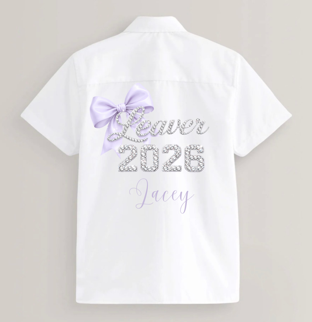 Rhinestone Effect 2026 Leavers Decal