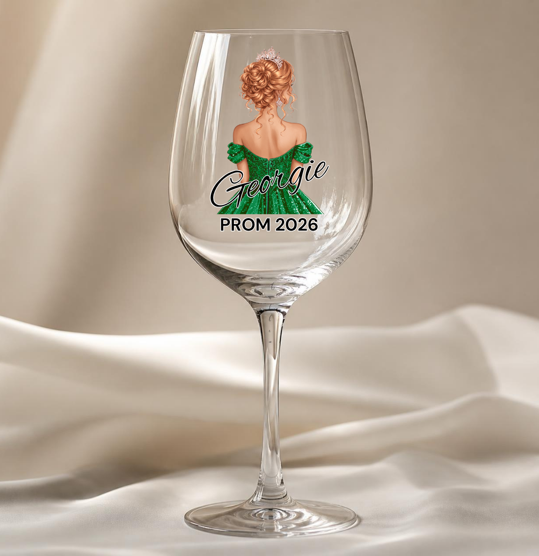 Emerald Green Prom Dress Decal