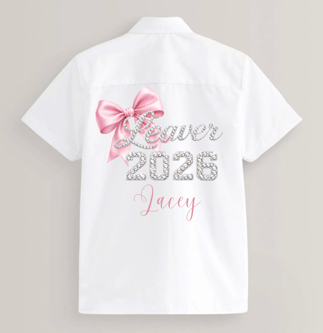 Rhinestone Effect 2026 Leavers Decal