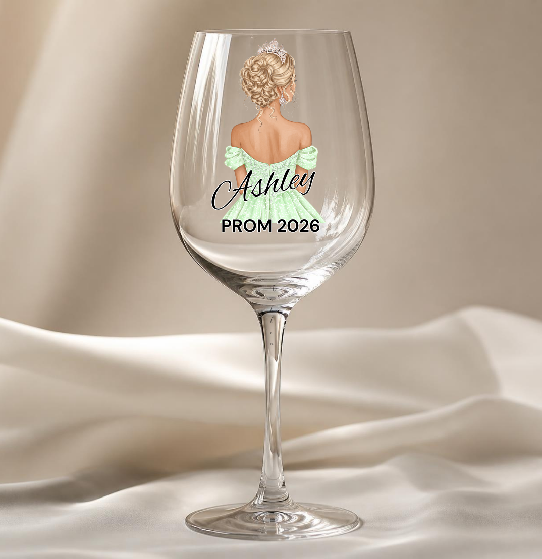 Mint Prom Dress Decal