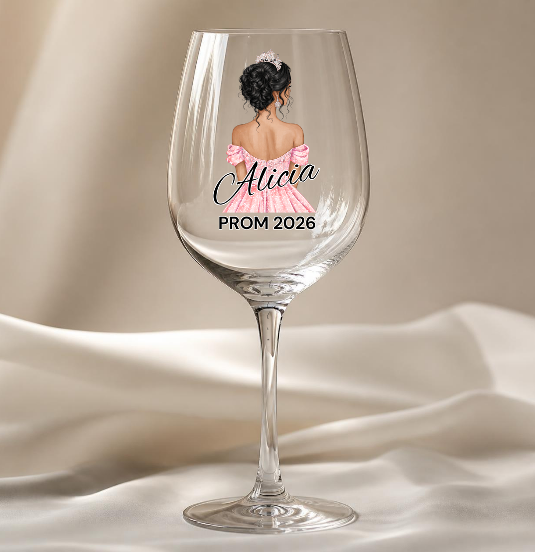 Pink Prom Dress Decal