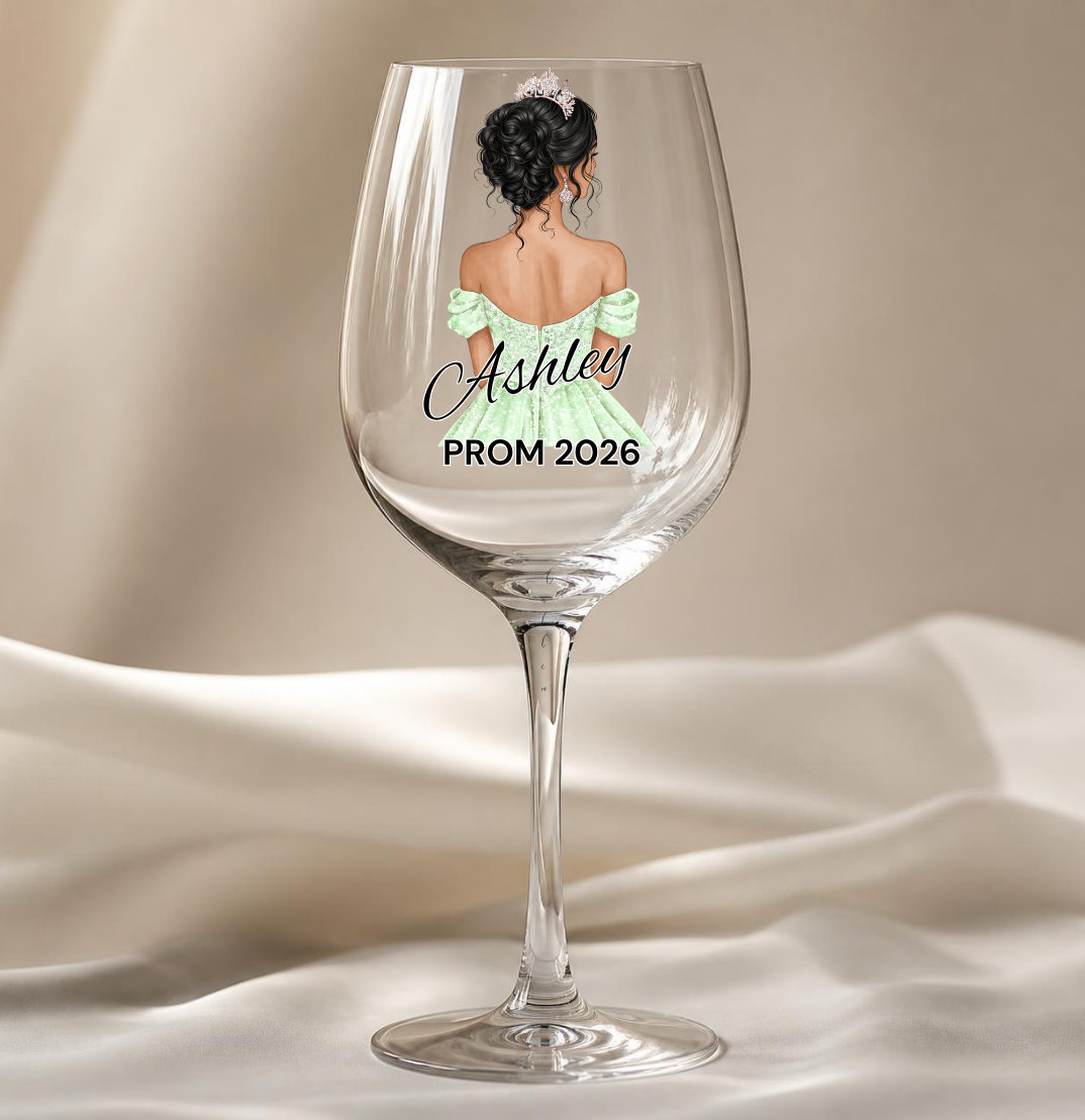Mint Prom Dress Decal