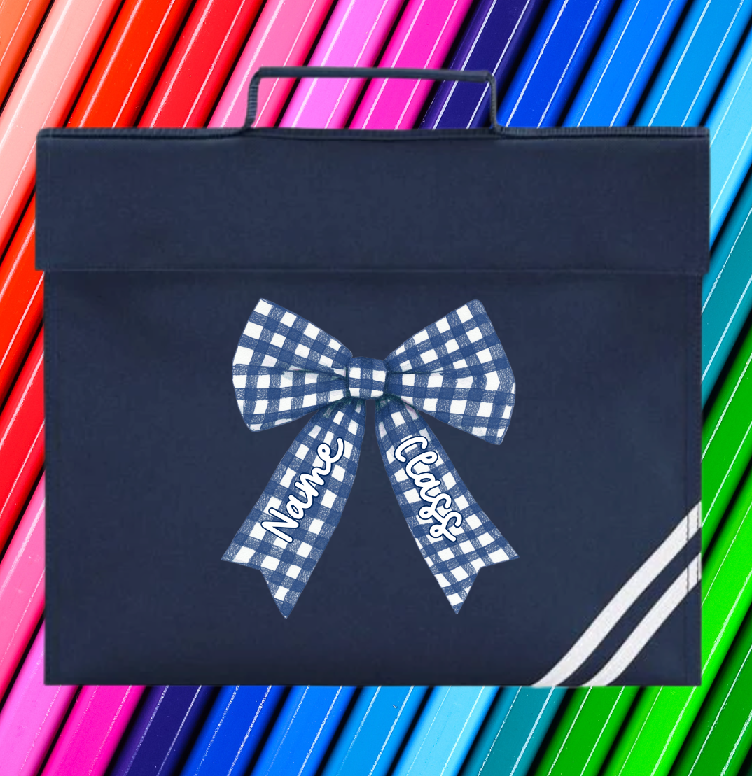 Personalised Gingham Bow