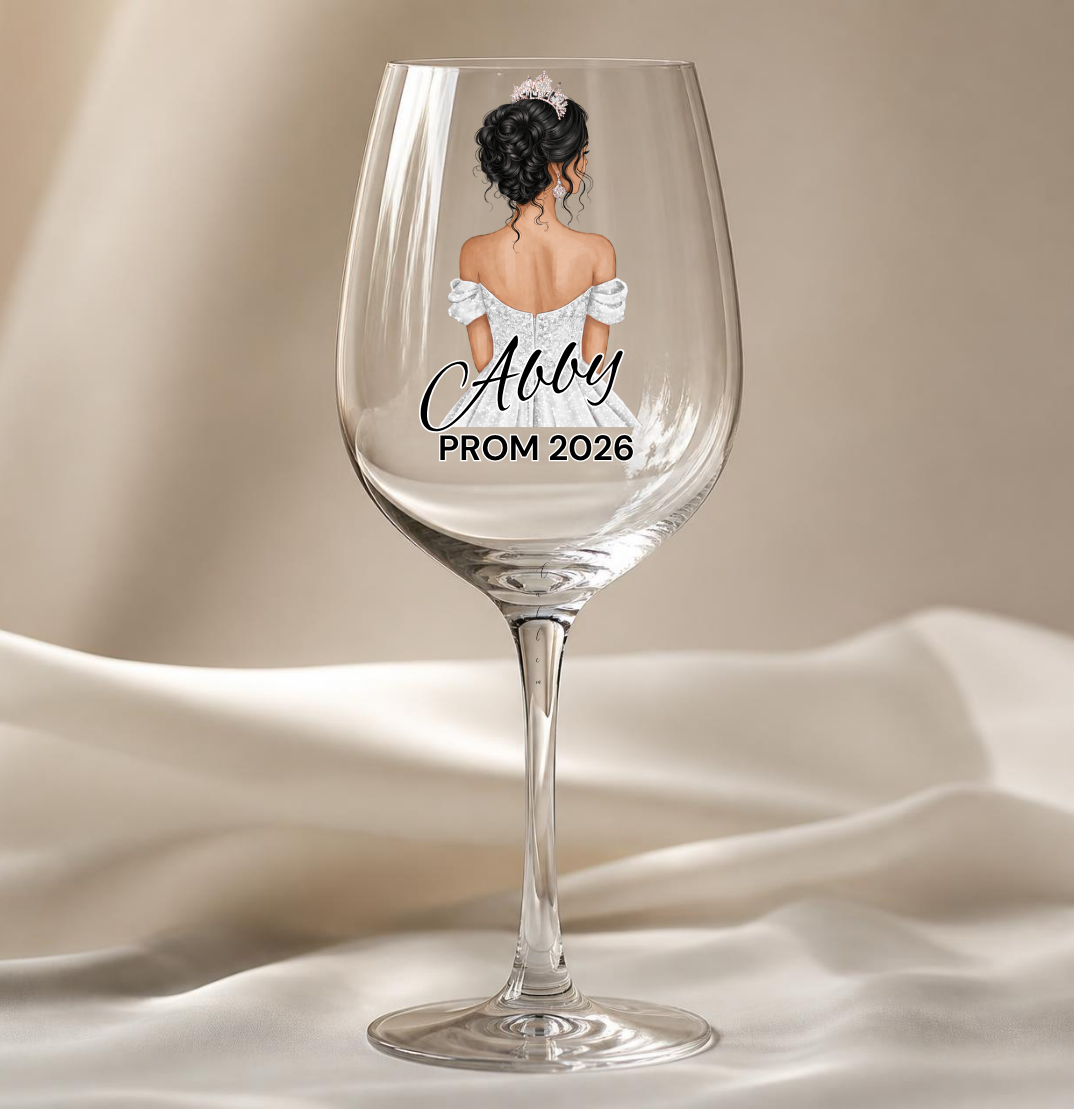 Silver Prom Dress Decal