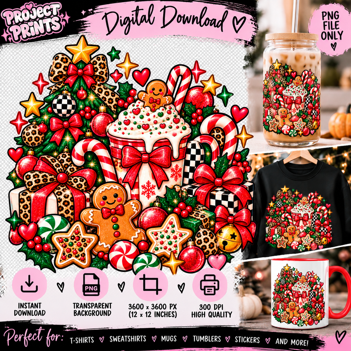 🍪 Gingerbread Christmas PNG
